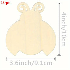 Beige butterfly-shaped cutout with dimensions on a white background