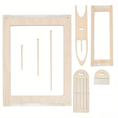 Cliths Wooden Weaving Loom Kit for Kids – DIY Loom Frame & Craft Machine Beginner Weaving Loom Craft Kit Loom Bands