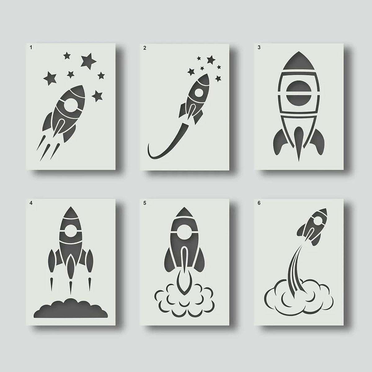 rocket stencils for painting
