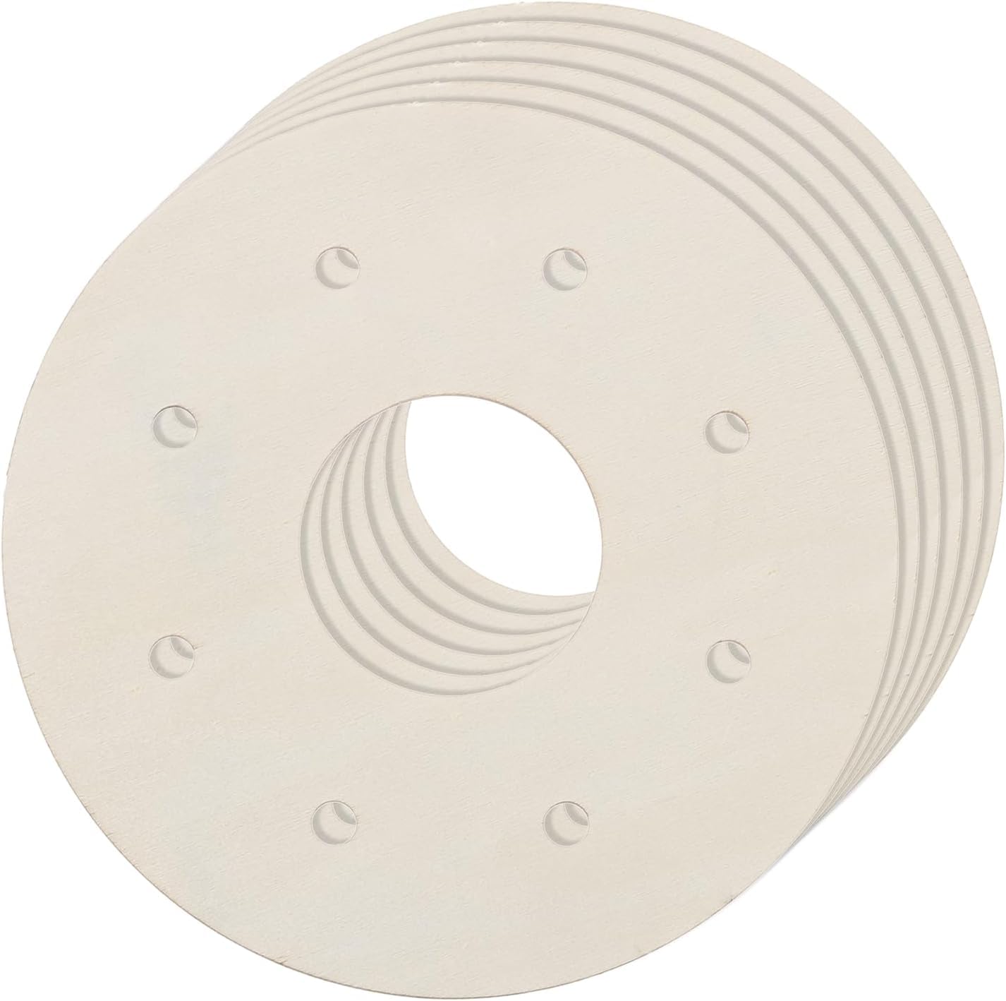 wooden wreath for decoration flower wreath mdf ring cutout unfinished wood