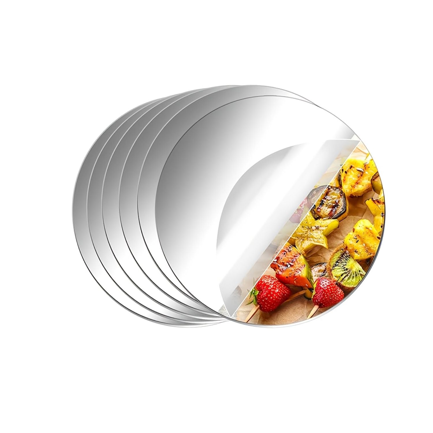 Round Mirror Wall Stickers