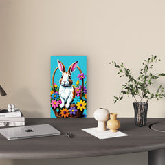 Easter home decor wall hanging bunny basket design