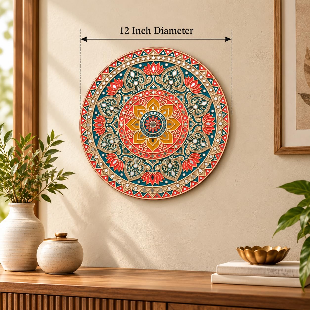 bohemian round wall hanging for bedroom
