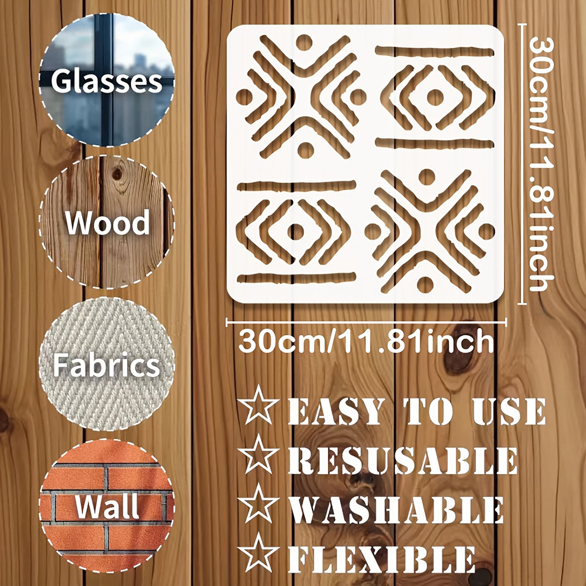 tribal design template for diy home decor