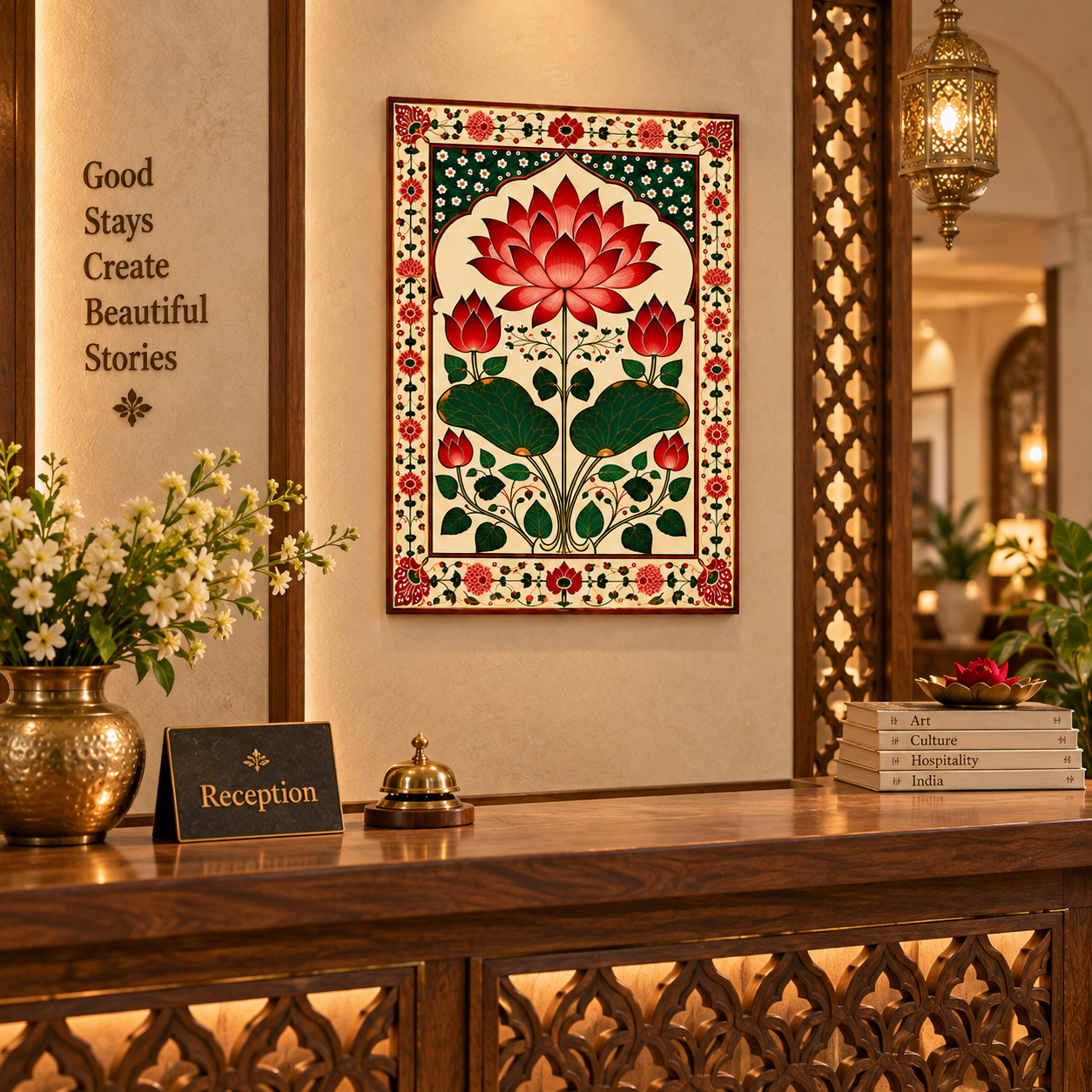 Lotus Nature Wall Decoration