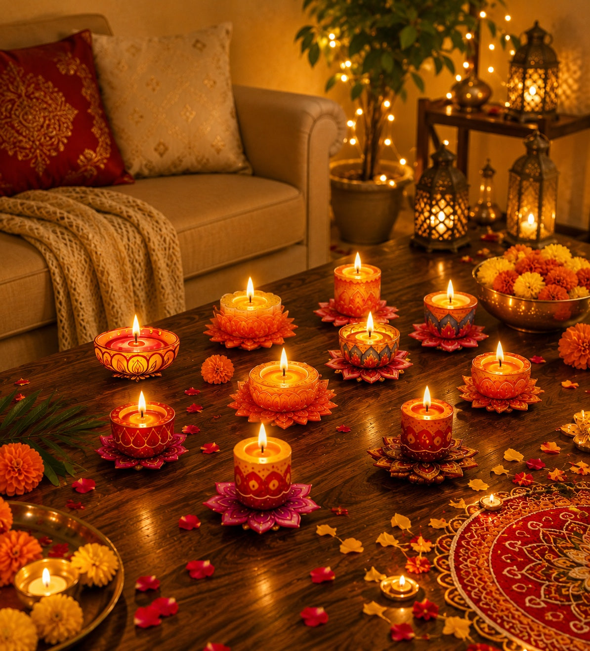 Diwali wall hanging decoration set