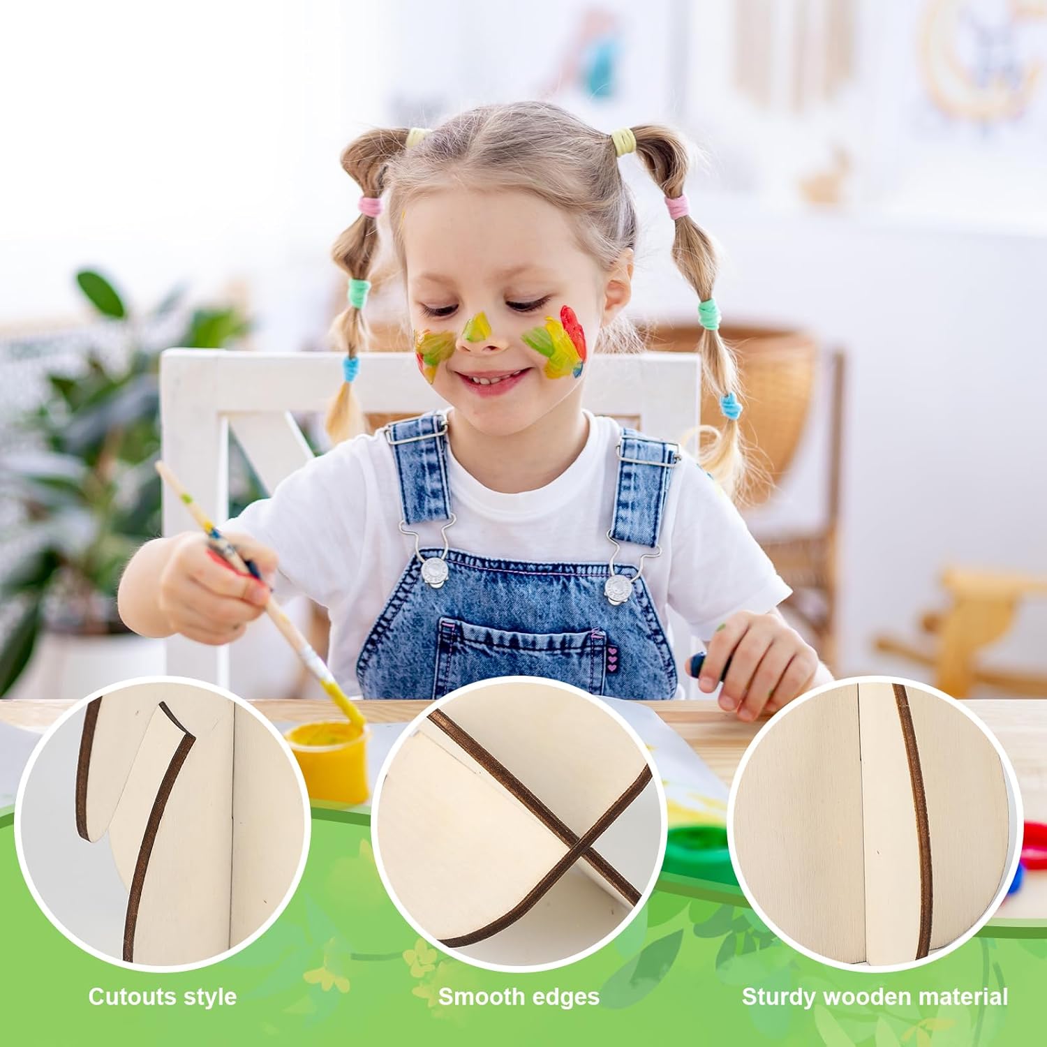 bunny egg wood blank