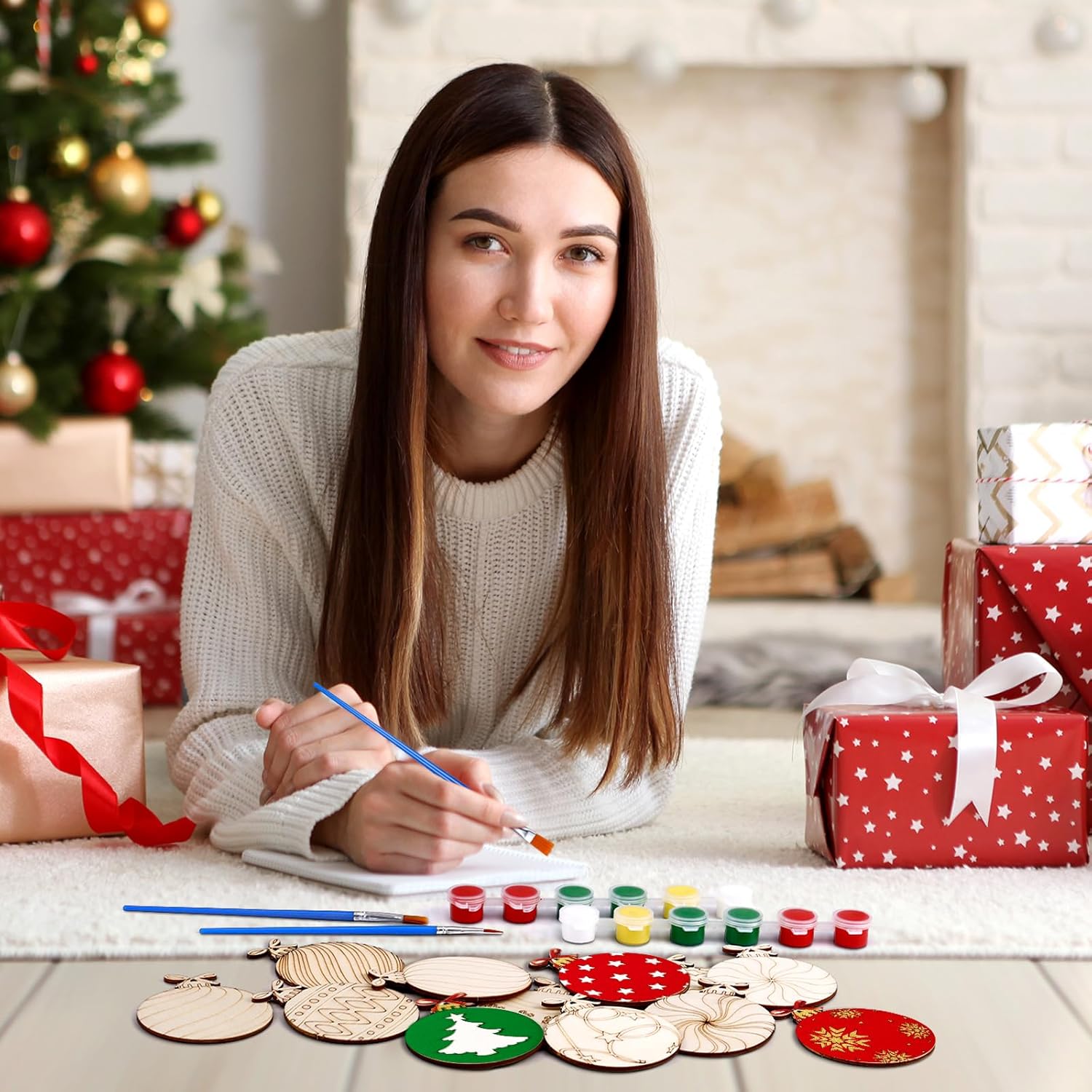 wood cutouts for resin holiday art