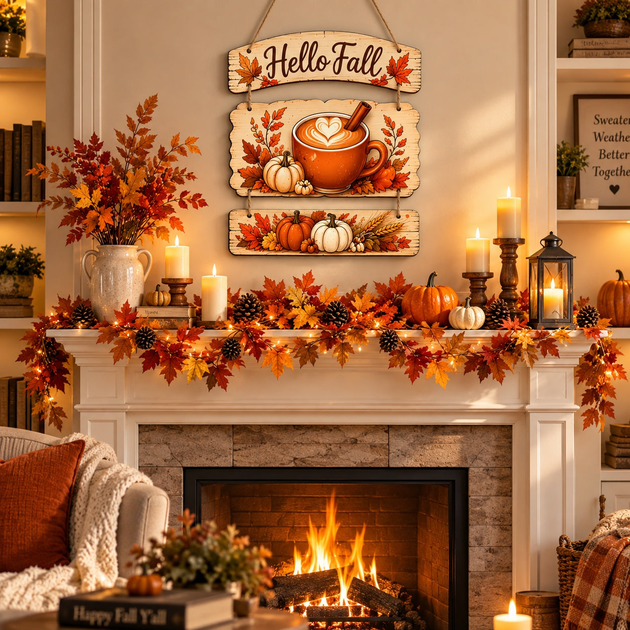 pumpkin wall art for dining room
