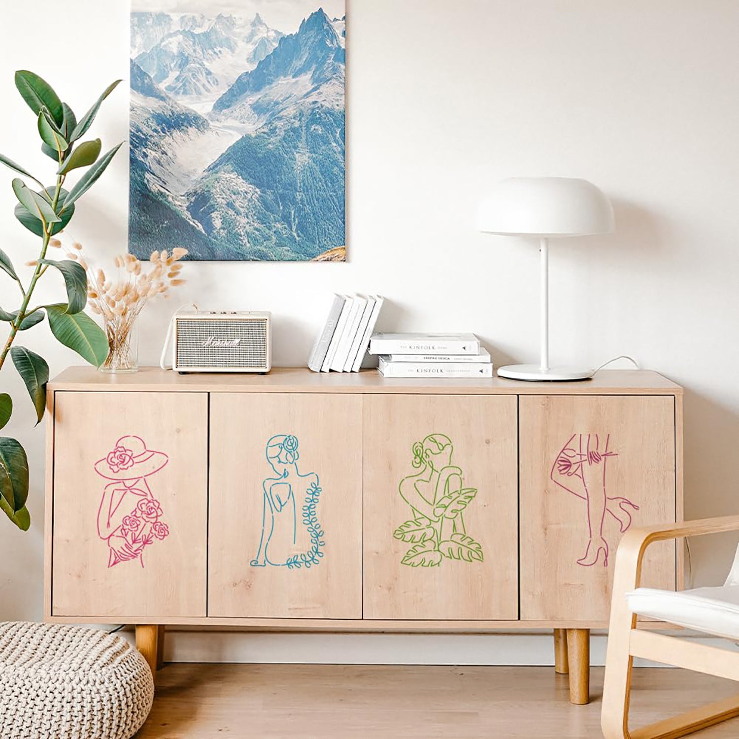 fabric painting stencil
