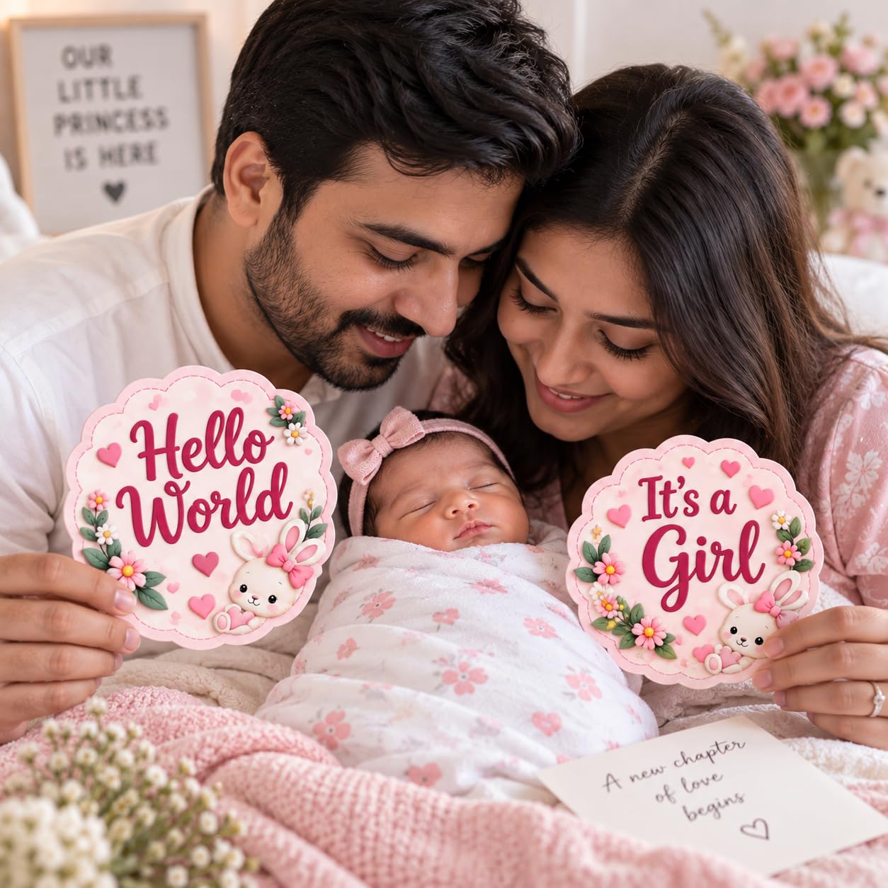 Monthly baby photo props for newborn photography