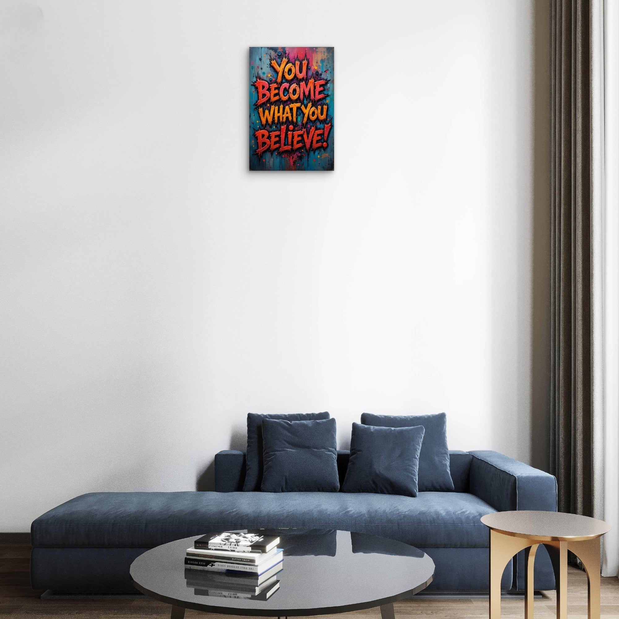 stylish quote wall art for bedroom and office decor