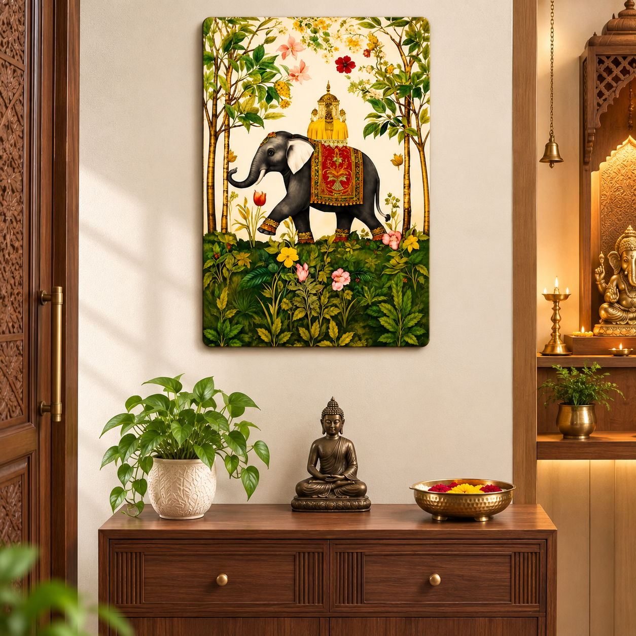 elephant MDF wall decoration