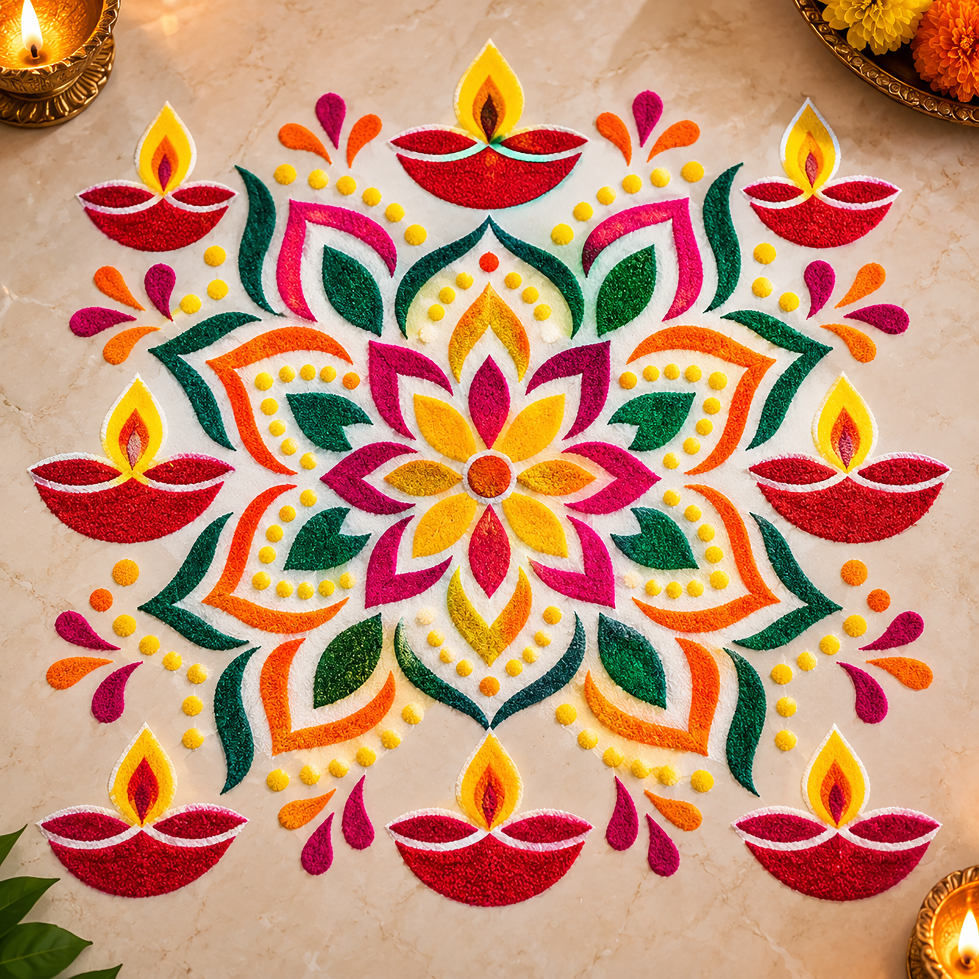 reusable pet stencil for rangoli making
