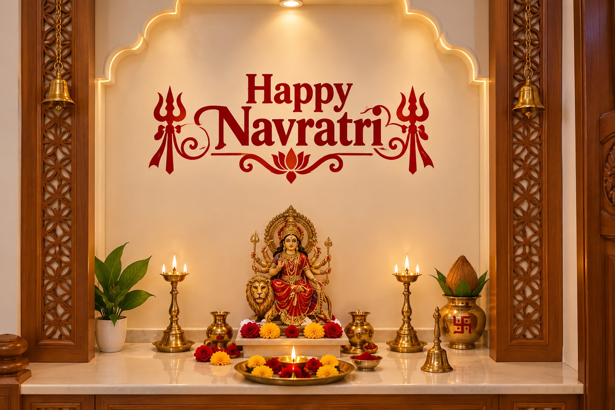navratri stencil for canvas art