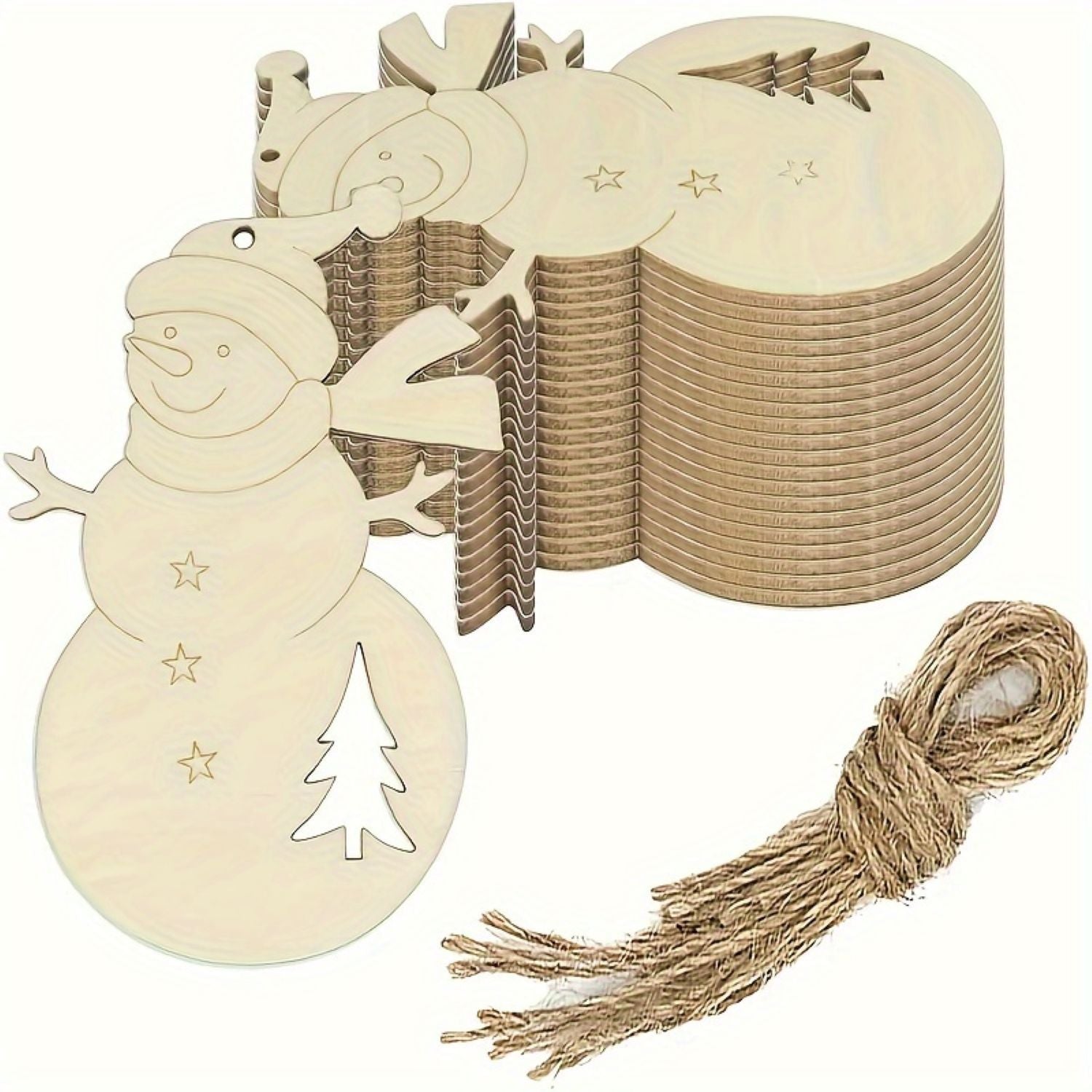 christmas snowman ornaments set
