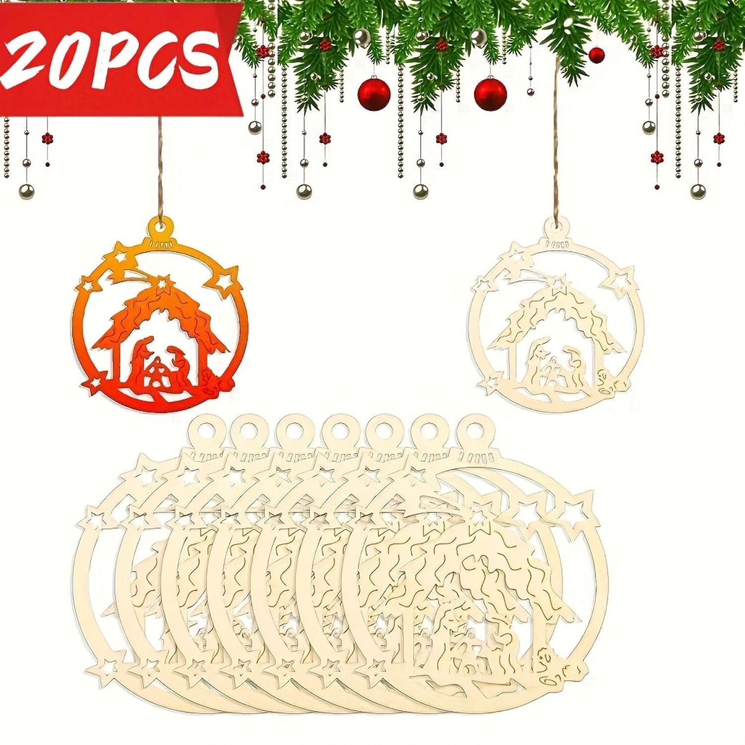 DIY wooden ornaments