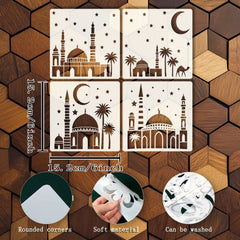 mosque stencil for wall painting diy