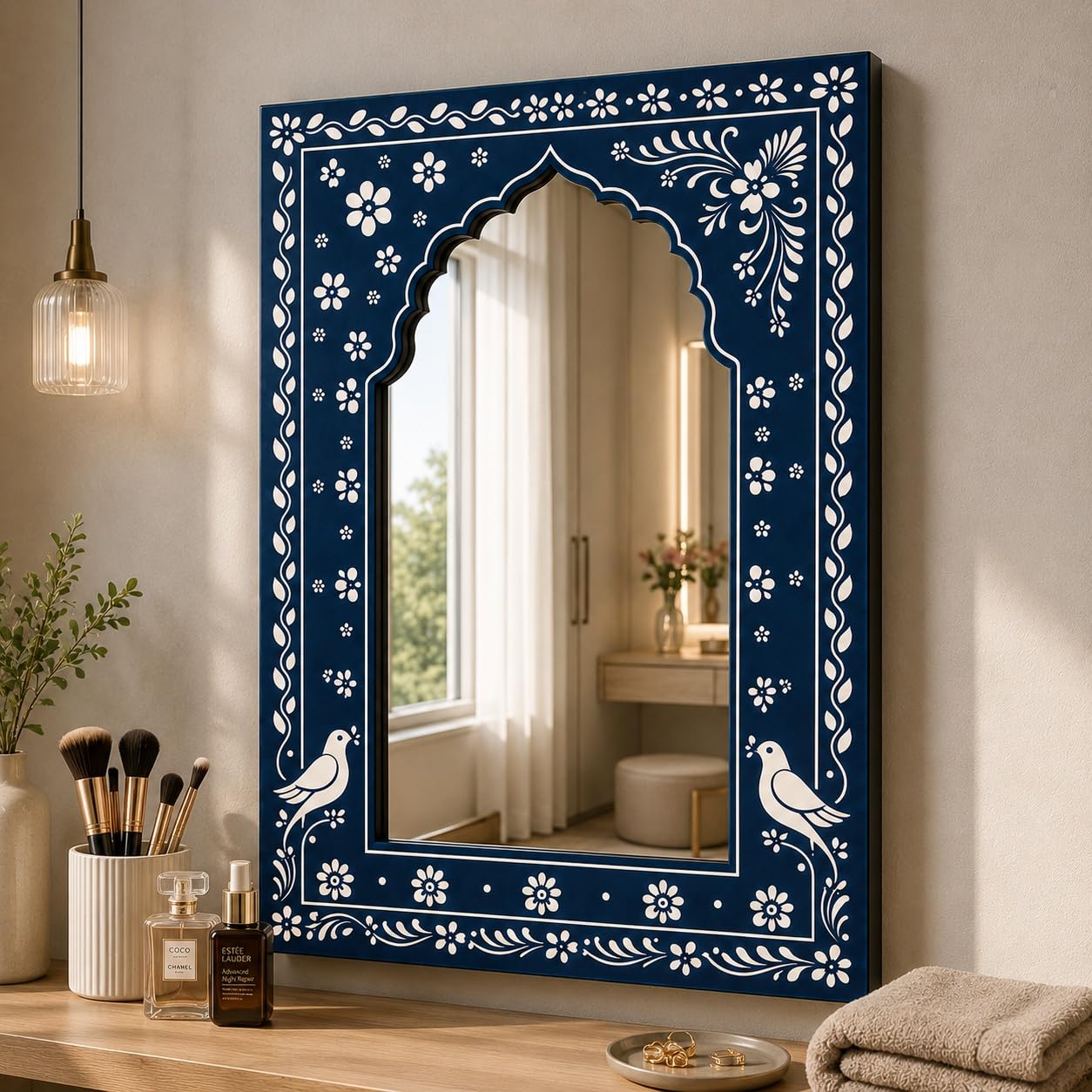 heritage style jharokha mirror