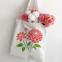 pet floral stencil for diy crafts