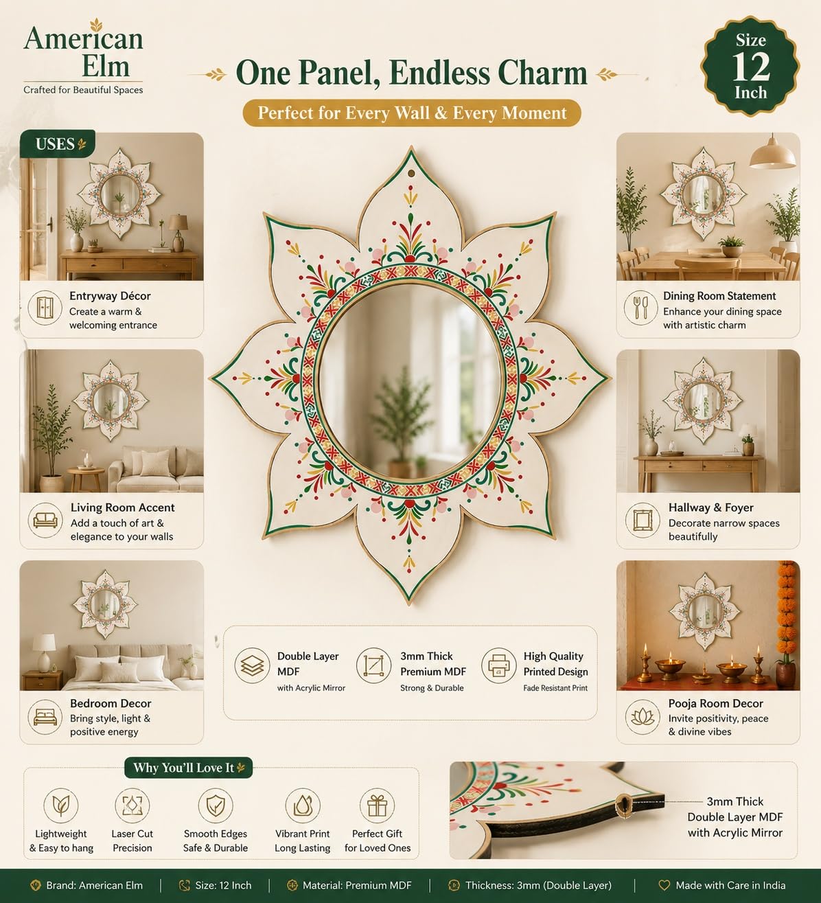 hallway mirror wall decor