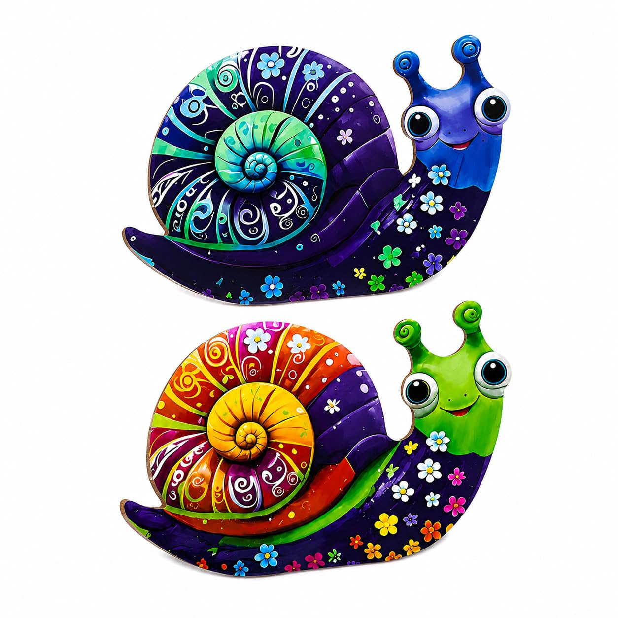 snail wall painting for children room
