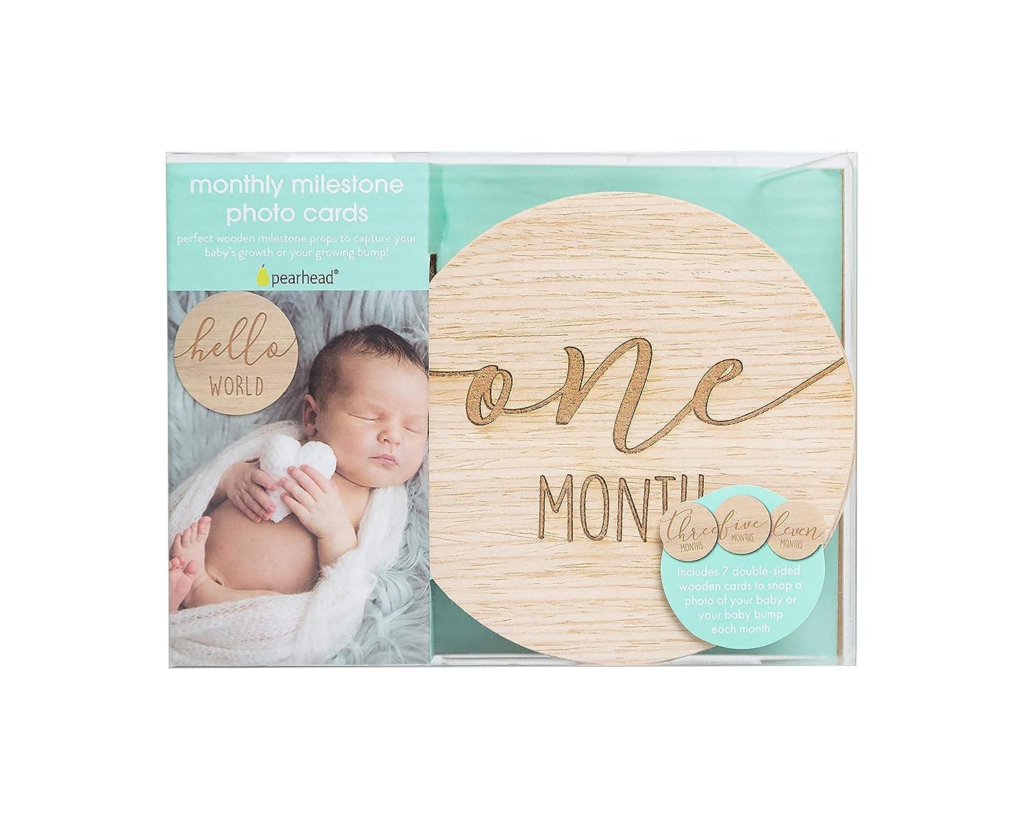 wooden milestone signs for baby photos