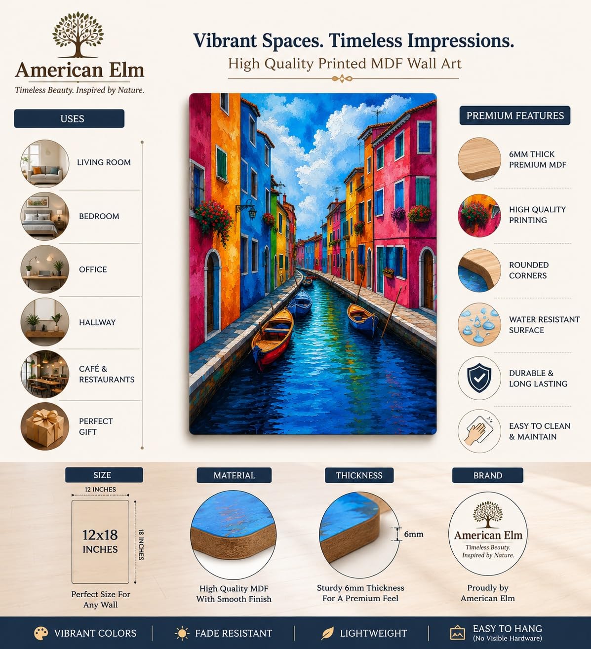 Italy wall painting for home decor