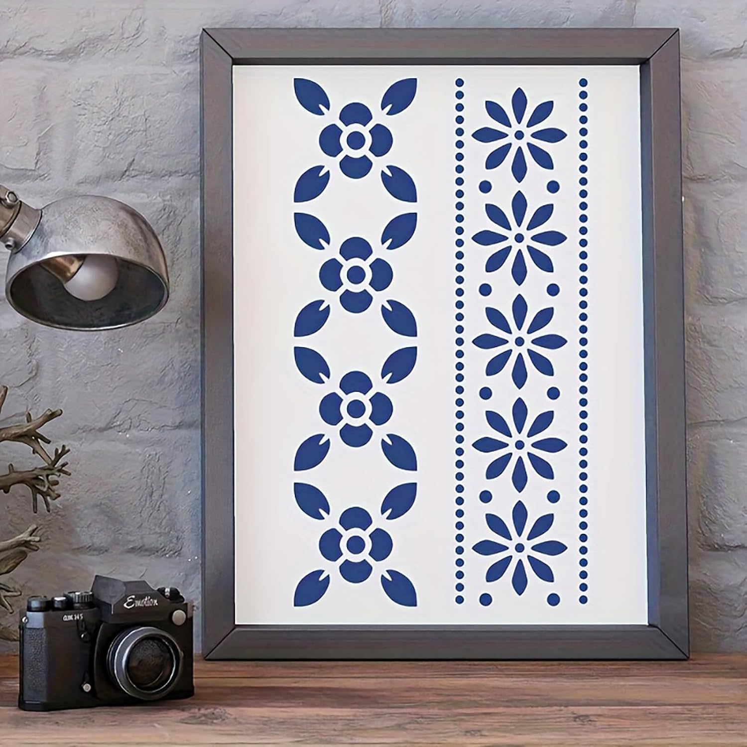 plastic stencil for wall border painting
