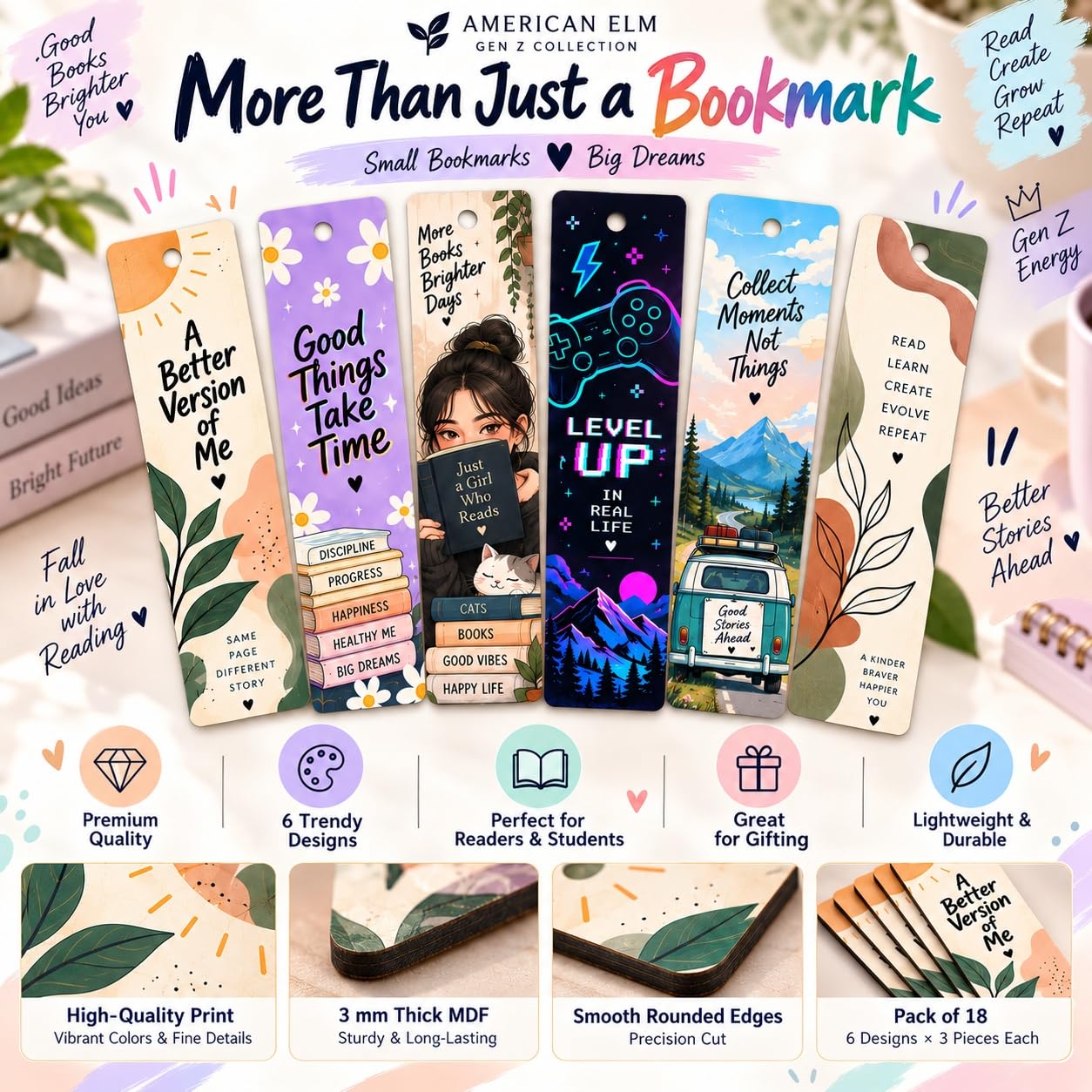 travel themed bookmarks for readers