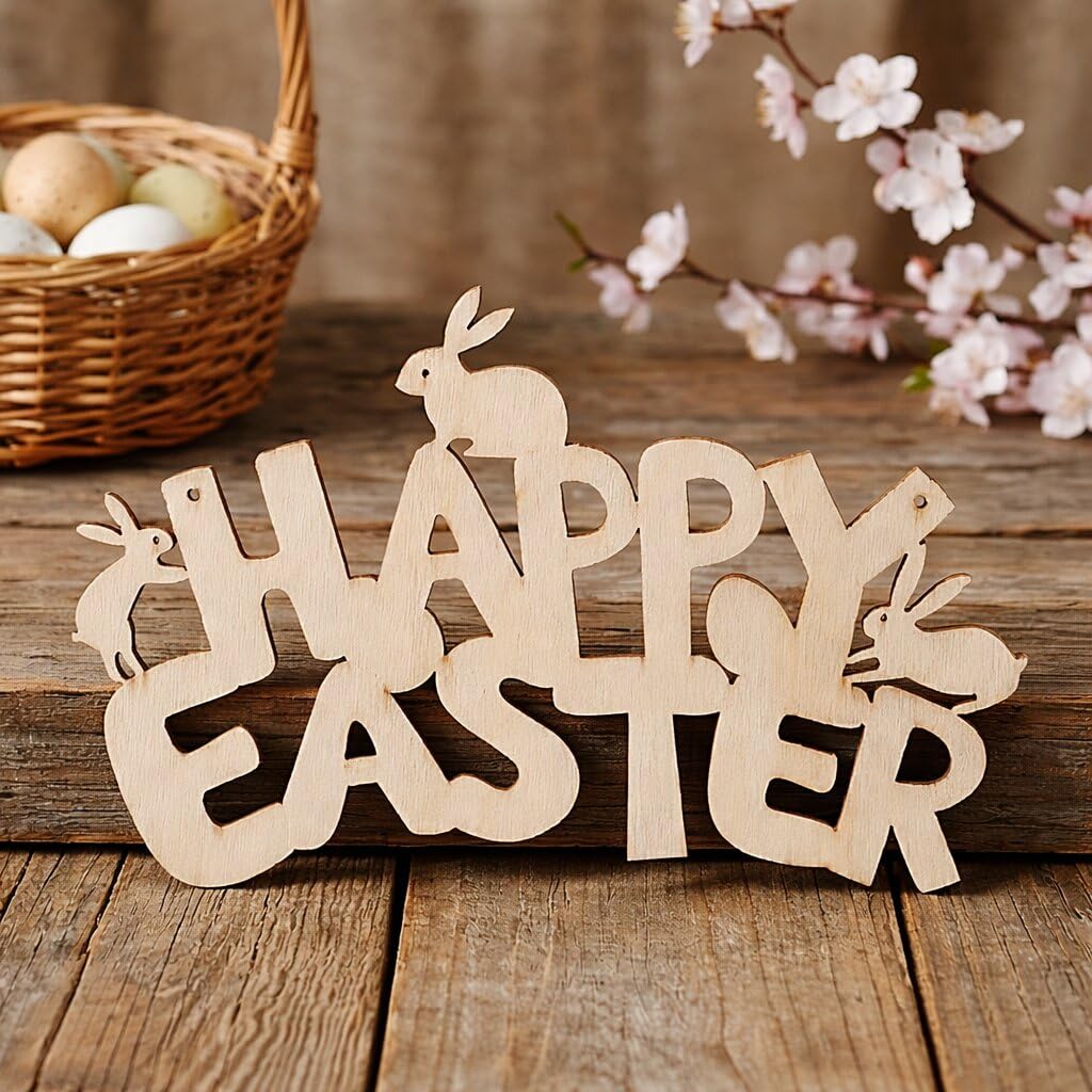 egg bunny mdf cutout