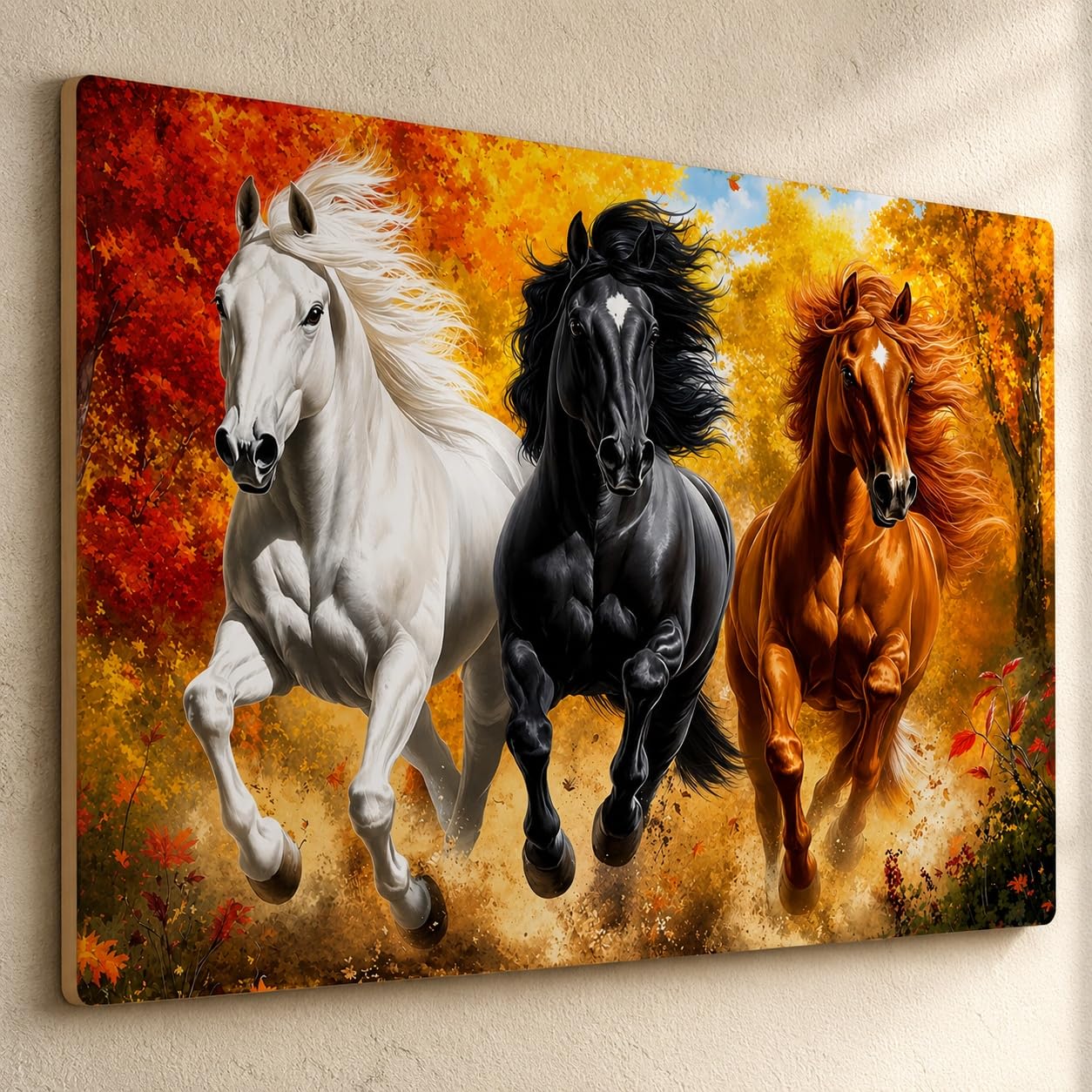 wildlife horse wall painting