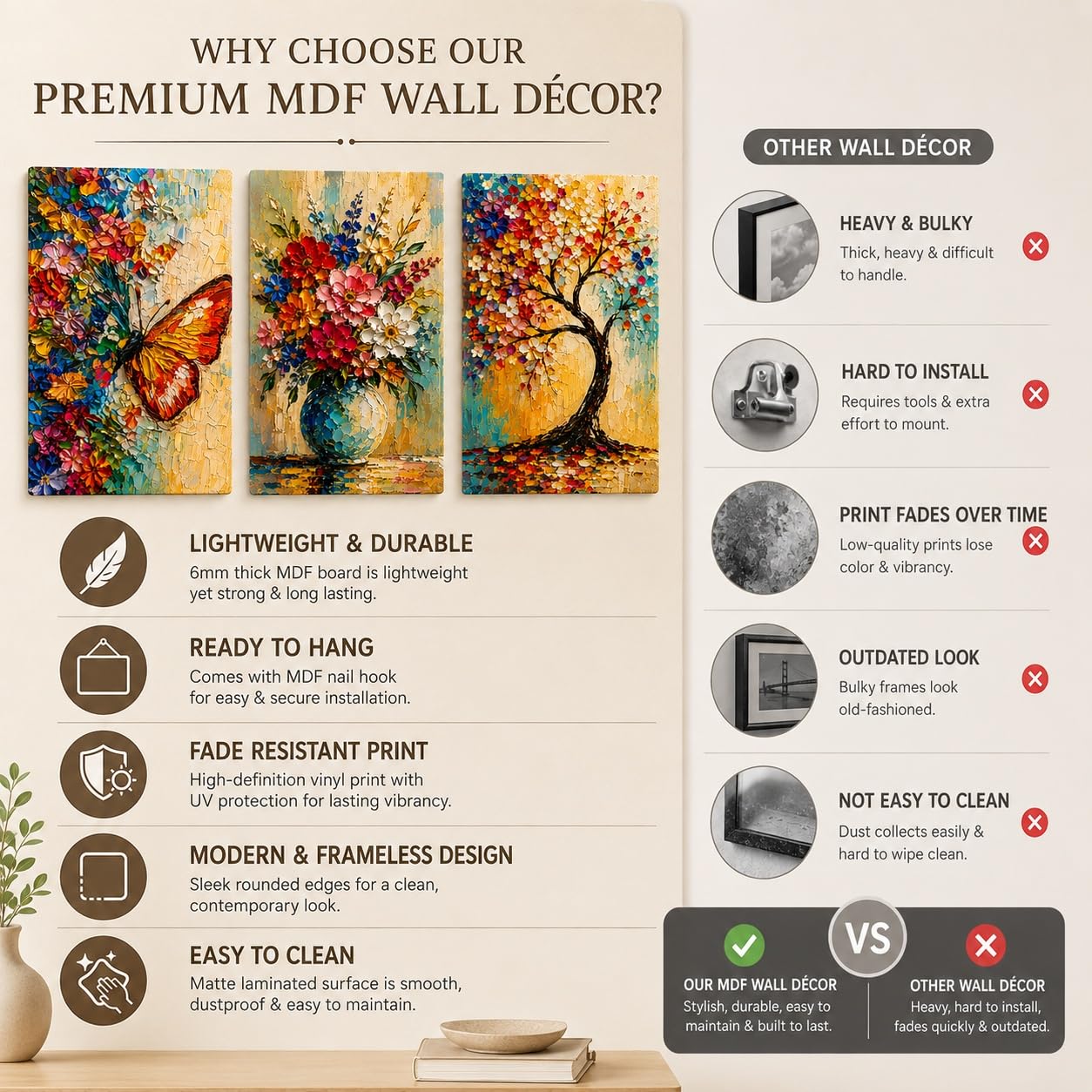 Decorative Nature Wall Art for Home