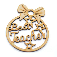 best teacher wooden plaque sign