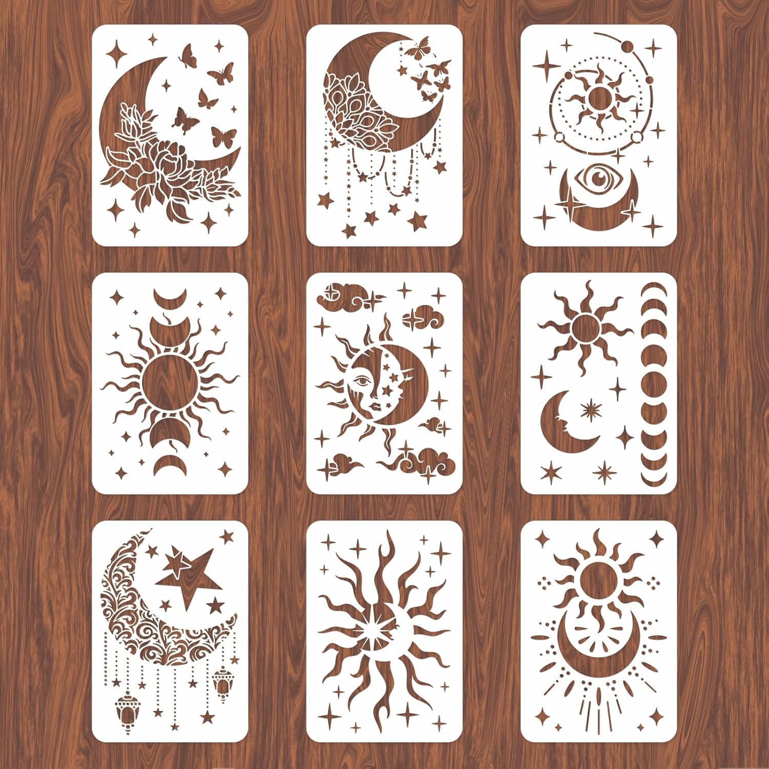 mandala tile stencil for wall painting