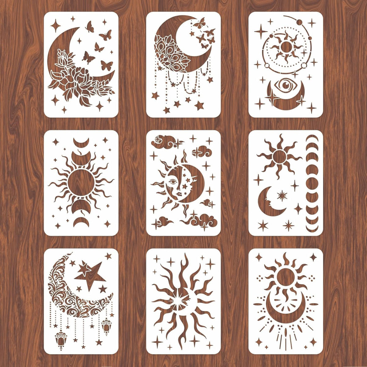 mandala tile stencil for wall painting