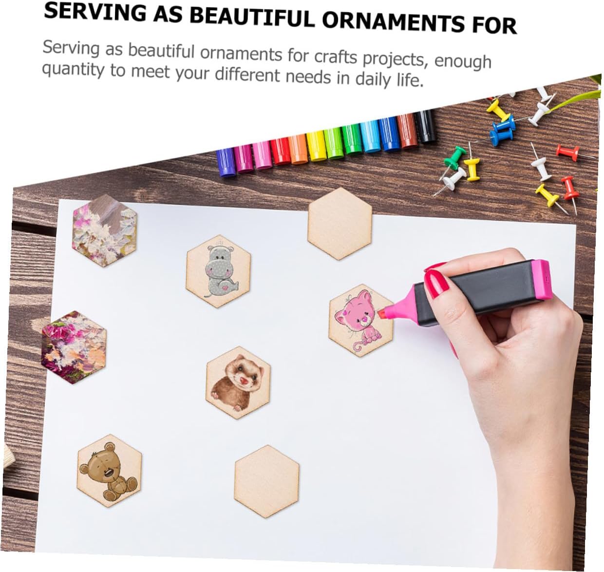 natural wood slices for craft painting and engraving