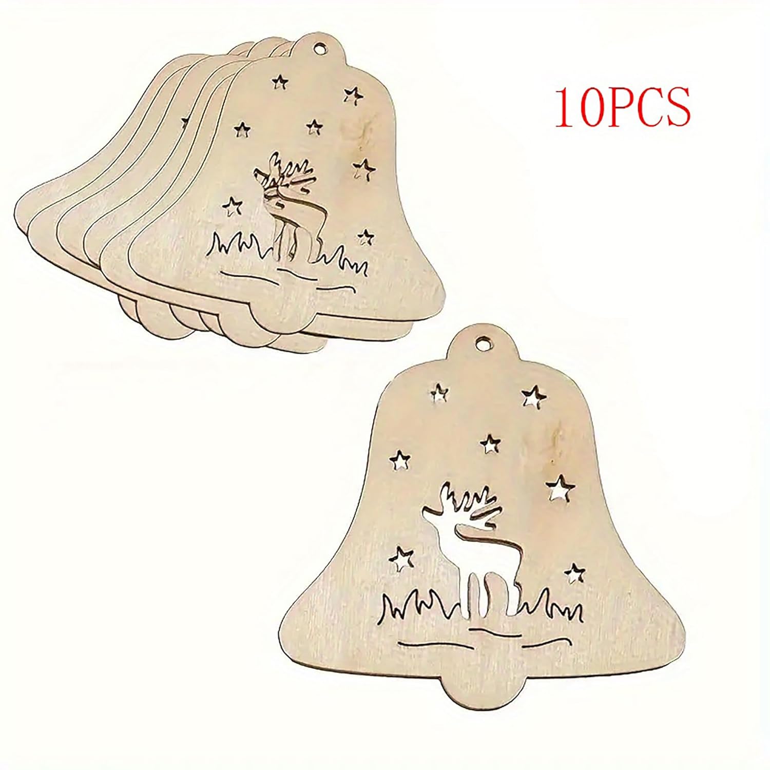 handmade holiday wooden tags
