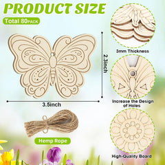 wooden butterfly craft blanks