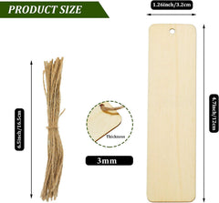 Measurement chart showing dimensions of wooden product with twine