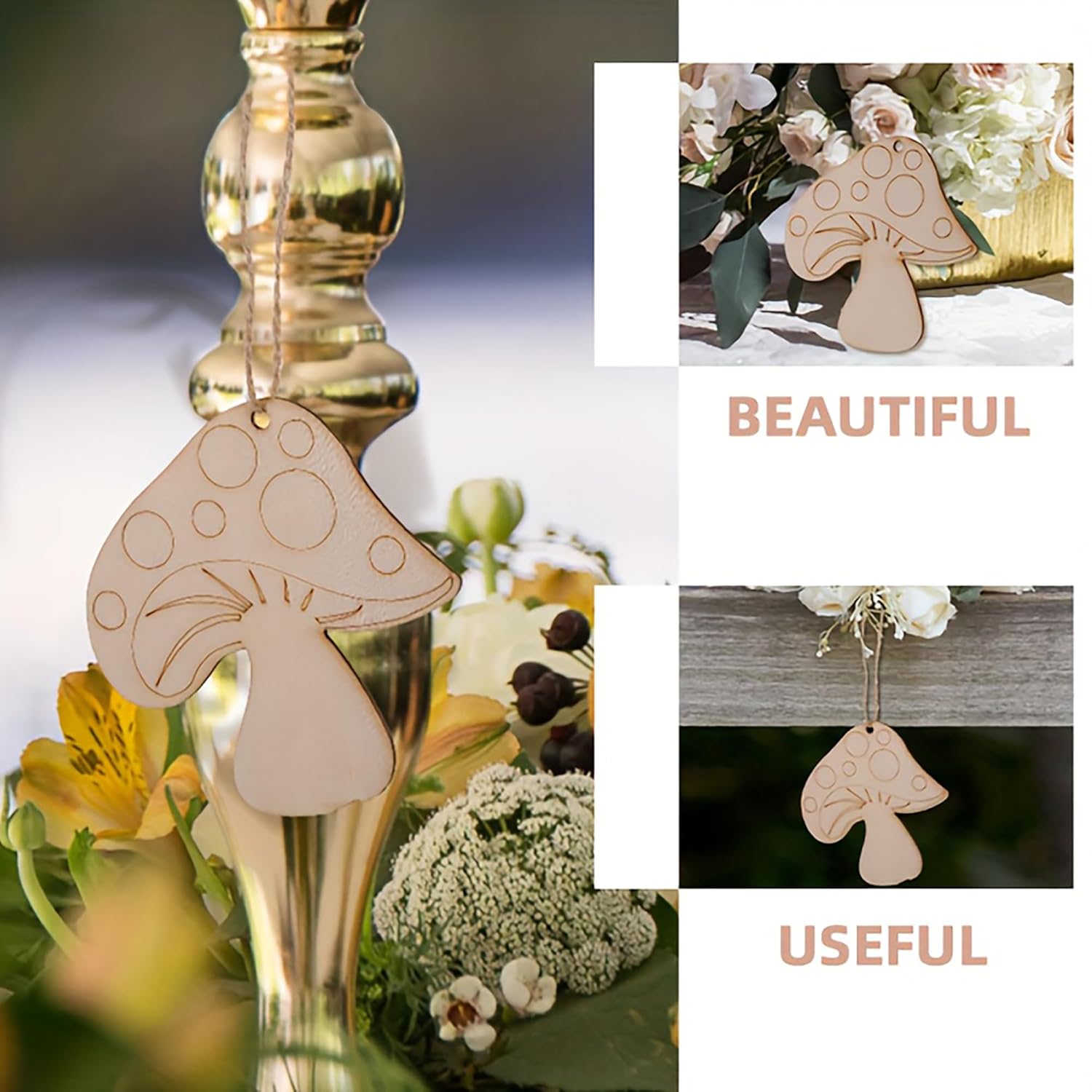 paintable mushroom craft shapes