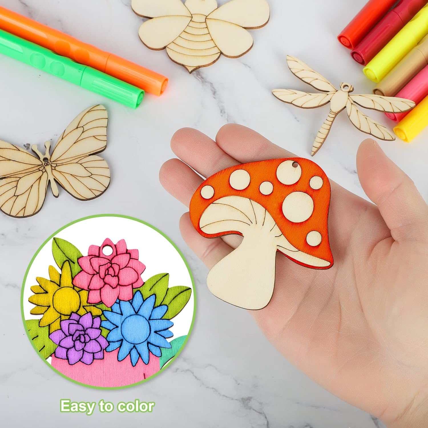 wooden ornaments to paint
