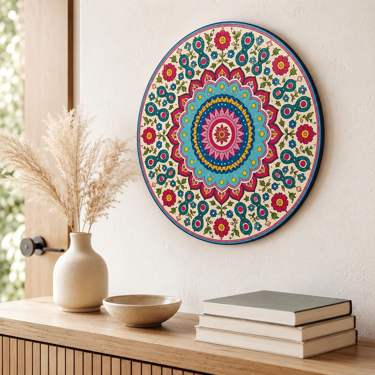 spiritual mandala wall decor for meditation room