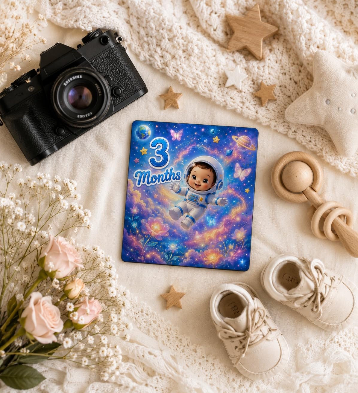 baby milestone cards for 1 to 12 months