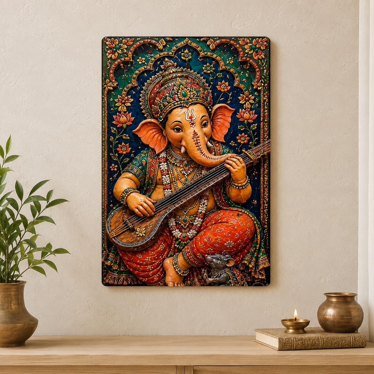 ganesha wall art for living room