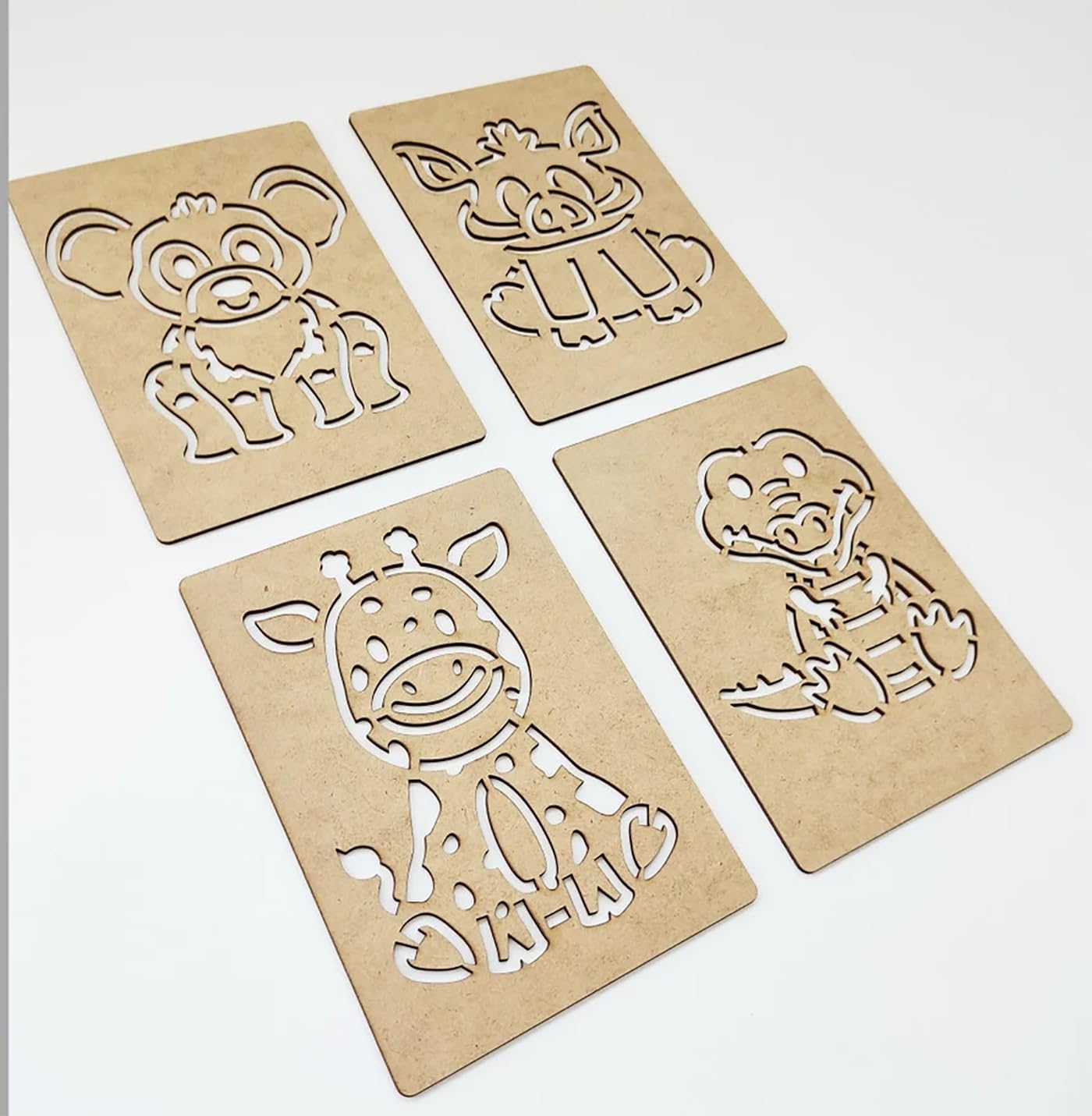 safari animals learning craft kit