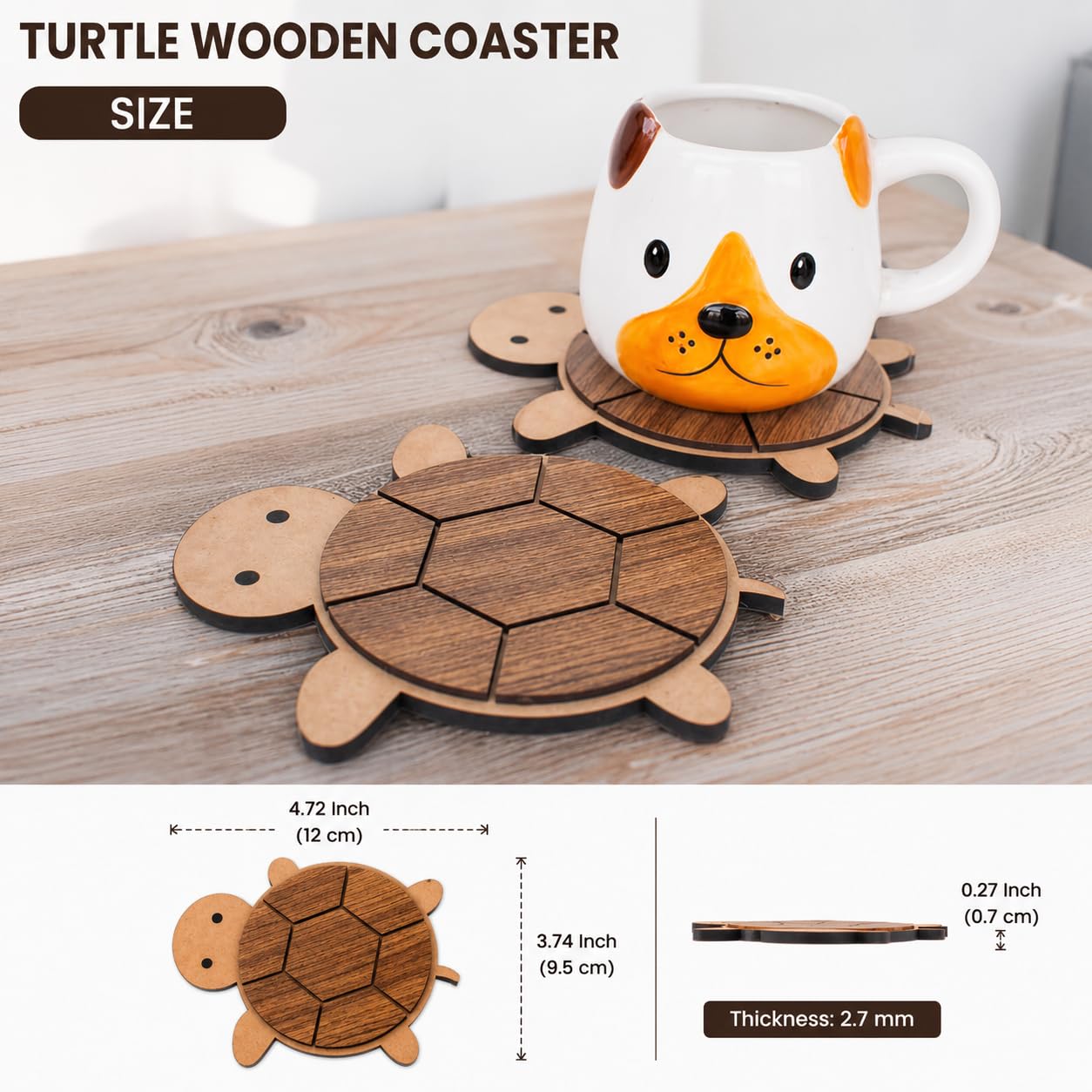 mdf coaster base for acrylic painting