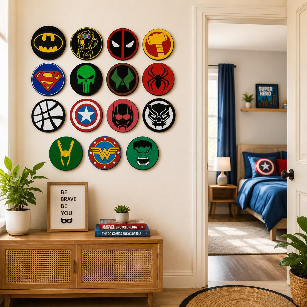 superhero room decoration for boys