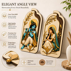 radha krishna wall decor for entryway