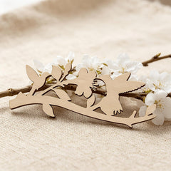 floral bird wood shapes for craft projects